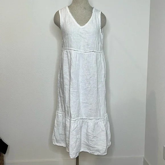 chinese dress ladies Matera Linen Dress  Barefoot Boutique